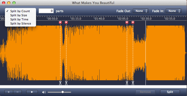 AppleMacSoft MP3 Splitter for Mac 3.9.1 破解版 - 分割和修剪MP3,M4A和AAC音频文件