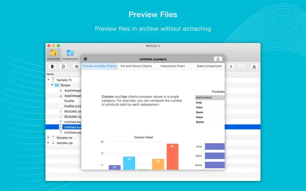 1663688712-a583917b26e165e.webp 解优 2 for Mac(专业的RAR ZIP解压缩工具)v1.6.0中文版