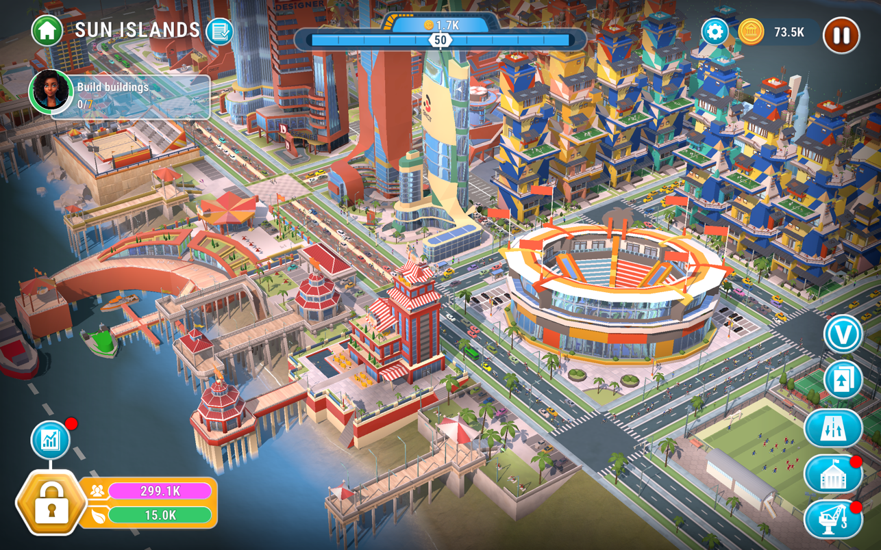 城市天际线:模拟建设游戏 Cityscapes: Sim Builder for Mac 1.0.3 中文破解版 建造最好的城市!