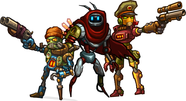 蒸汽世界：劫掠 SteamWorld Heist for Mac v2.1 中文破解版 横版回合制策略射击游戏