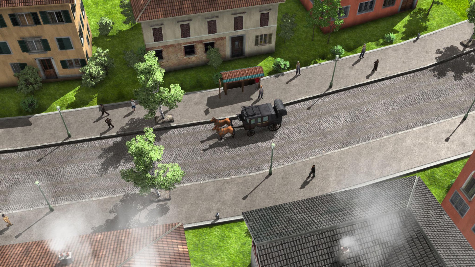 狂热火车 Train Fever 77.53a Mac 中文破解版 模拟交通运输类游戏