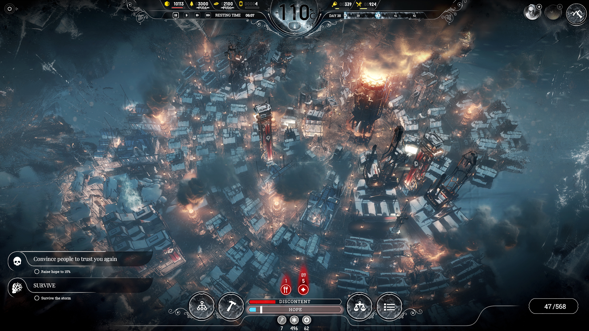 冰汽时代 Frostpunk 1.6.1 Mac 中文破解版 以社会生存为题材的游戏