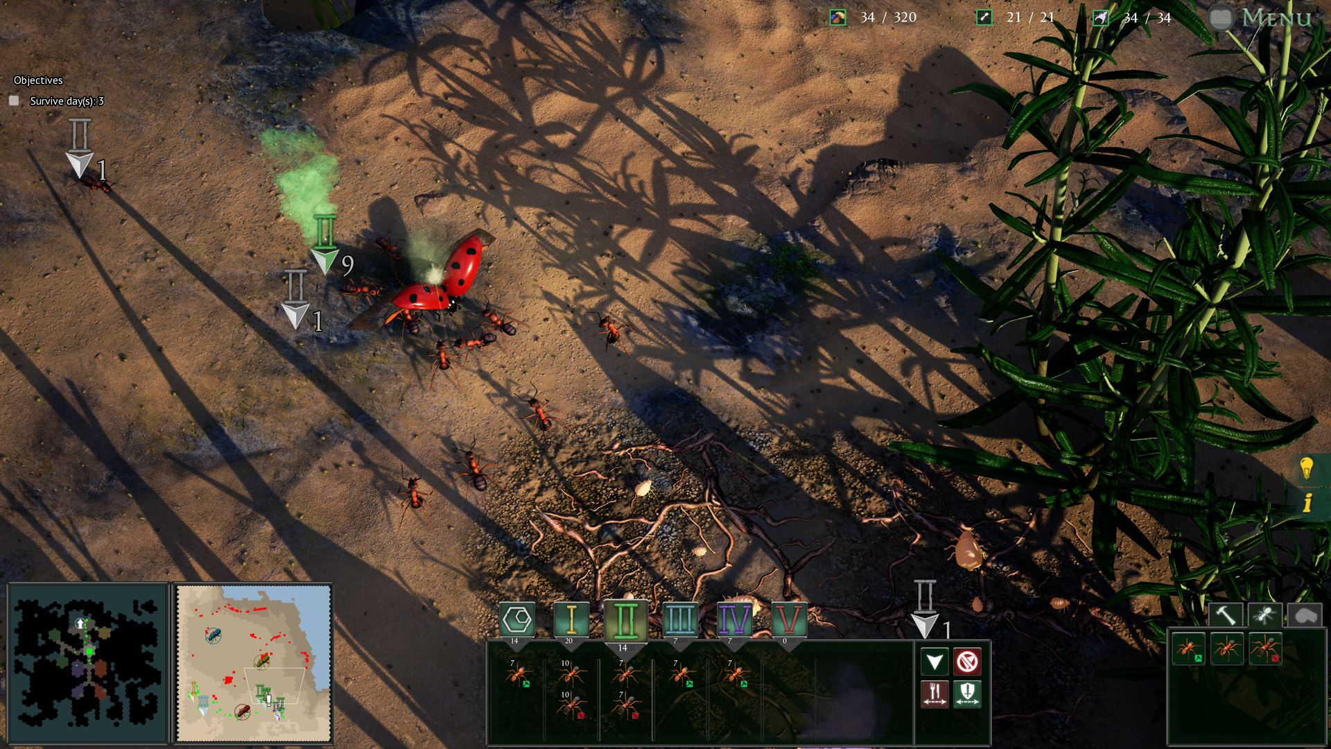 地下蚁国 Empires of the Undergrowth 0.2324 Mac 中文破解版 蚁群模拟战略游戏