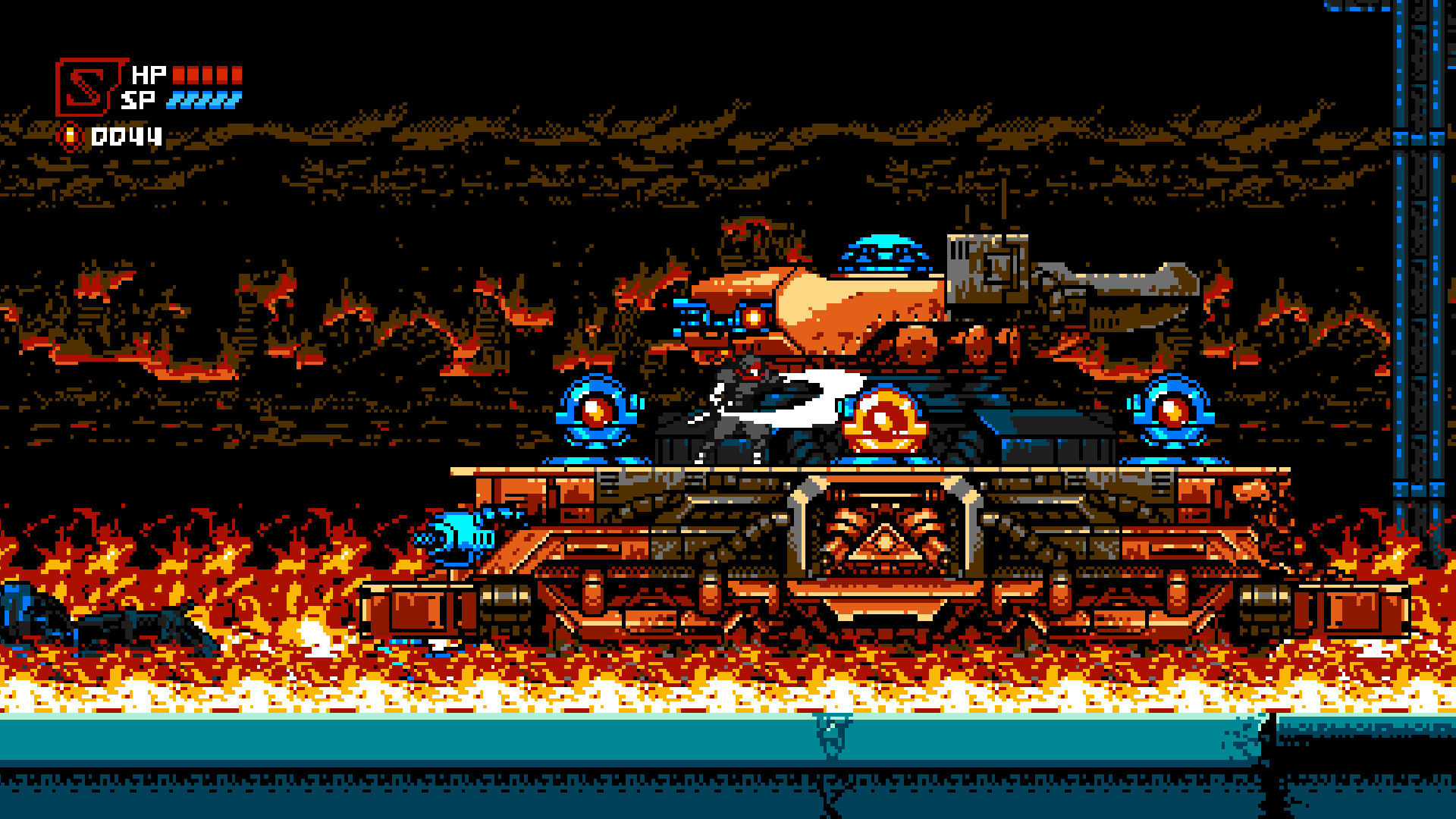 赛博暗影 Cyber Shadow 1.04 Mac 中文破解版 典型的忍者动作游戏