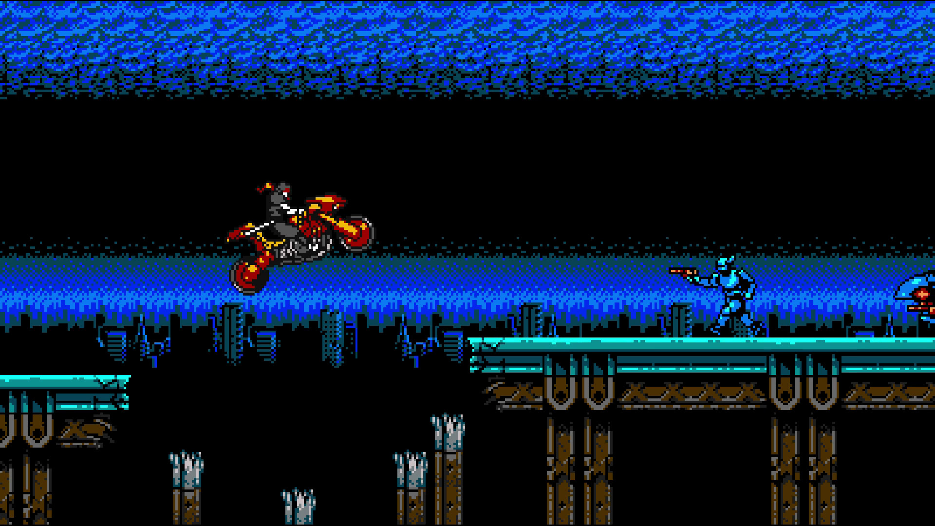 赛博暗影 Cyber Shadow 1.04 Mac 中文破解版 典型的忍者动作游戏