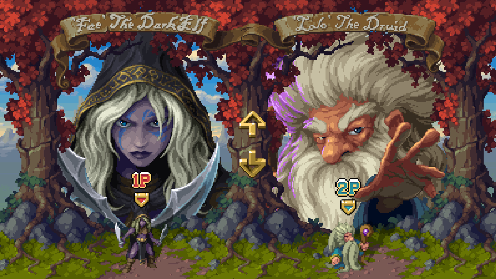 战斧 Battle Axe 1.0.1 Mac 中文破解版 浓浓复古街机味的动作冒险游戏
