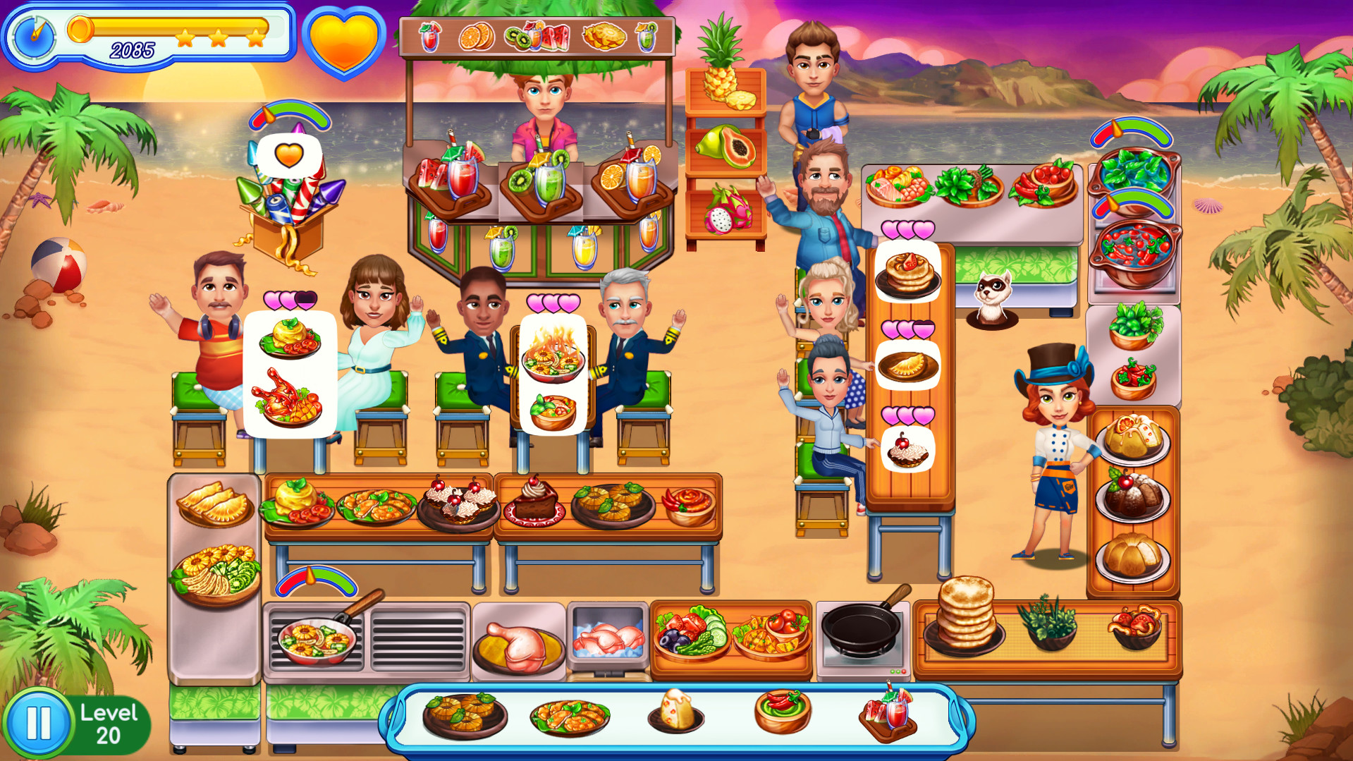 克莱尔的游轮餐厅:公海美食 Claire's Cruisin' Cafe: High Seas Cuisine 1.0 Mac 破解版