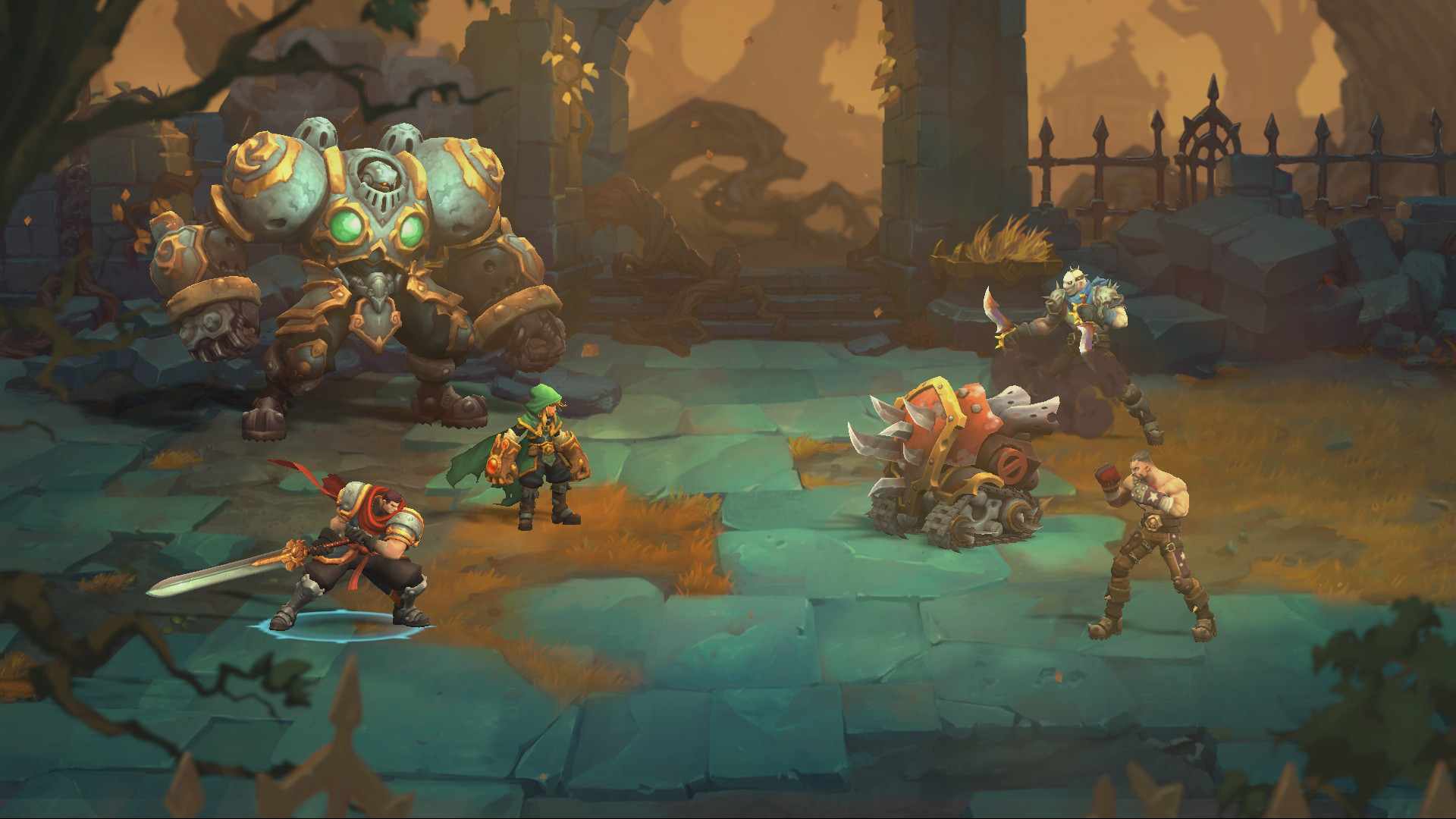 战神:夜袭 Battle Chasers:Nightwar Mac 破解版 回合制战斗的角色扮演游戏
