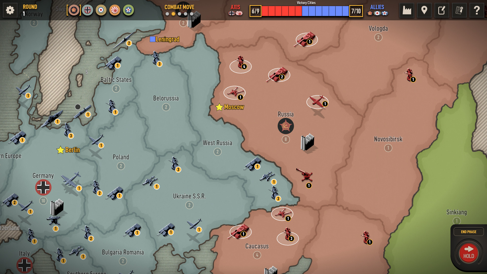 轴心国与同盟国 Axis & Allies 1942 Online 1.0.15 Mac 破解版 一款以二#@战为题材的策略战争游戏