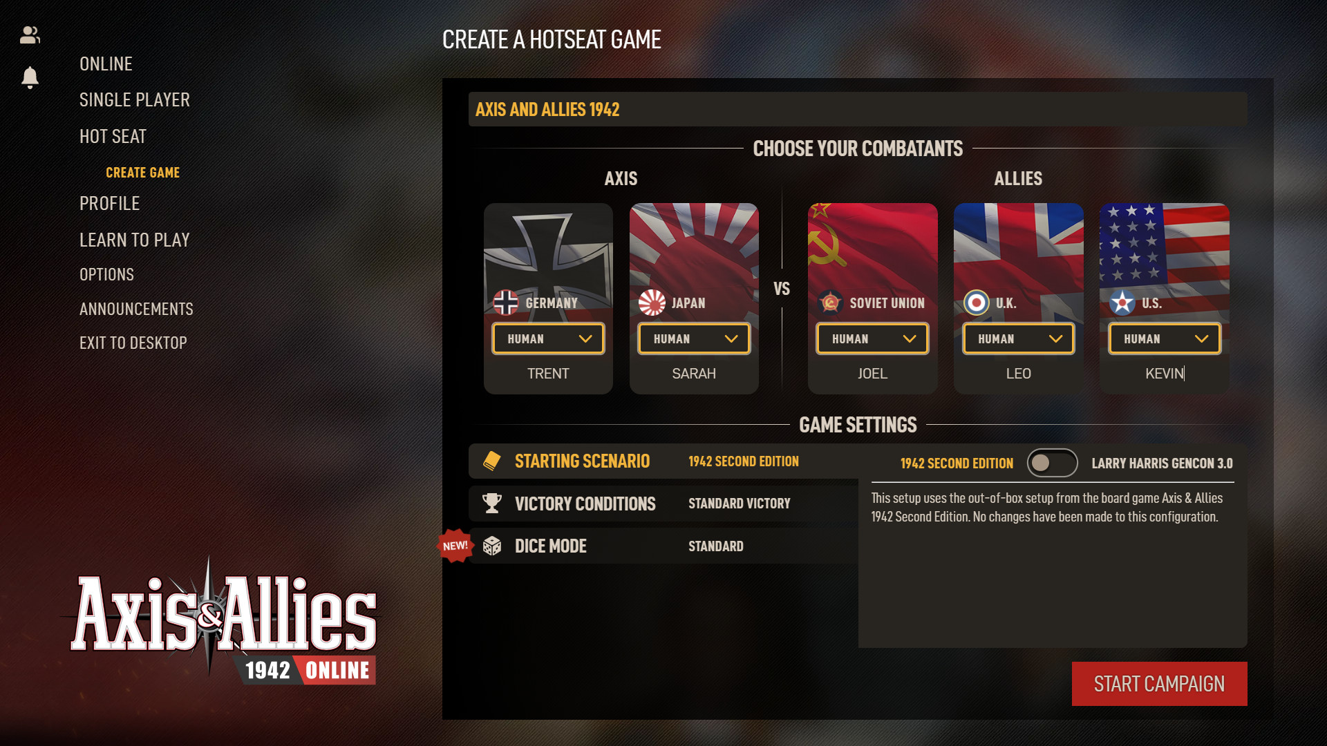轴心国与同盟国 Axis & Allies 1942 Online 1.0.15 Mac 破解版 一款以二#@战为题材的策略战争游戏