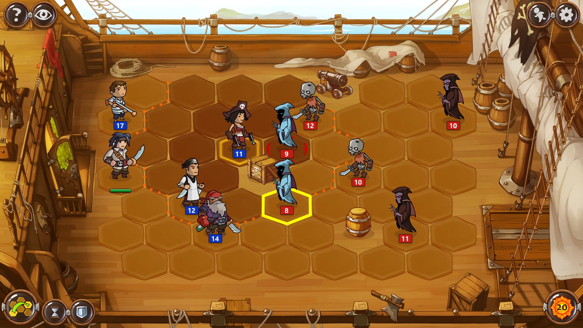 勇者大陆:海盗 Braveland Pirate 1.1.4.14 Mac 中文破解版 策略类海盗寻宝游戏