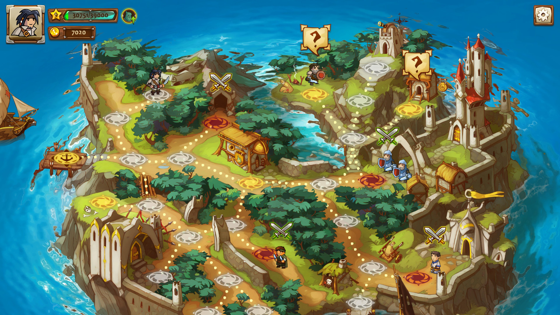 勇者大陆:海盗 Braveland Pirate 1.1.4.14 Mac 中文破解版 策略类海盗寻宝游戏