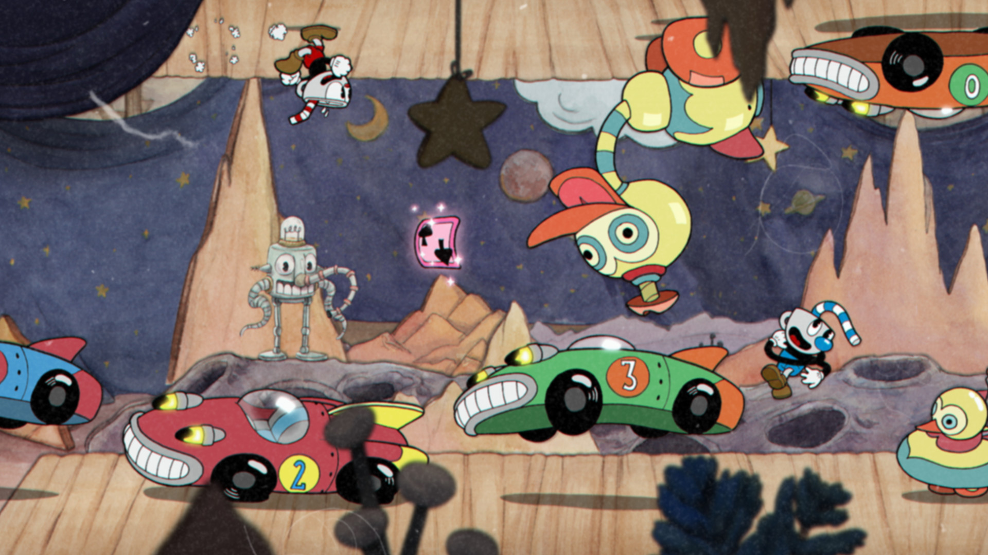 茶杯头 Cuphead 1.3.2 Mac 破解版 经典横版卷轴类射击游戏
