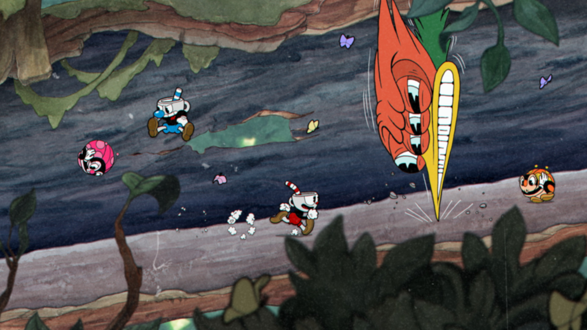 茶杯头 Cuphead 1.3.2 Mac 破解版 经典横版卷轴类射击游戏