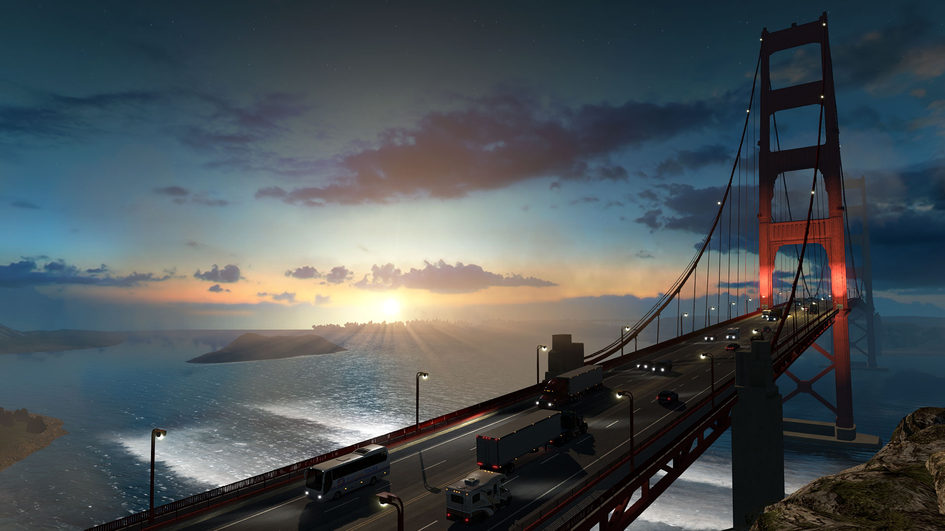 美国卡车模拟 American Truck Simulator 1.44.1.4 Mac 破解版 运输模拟经营游戏