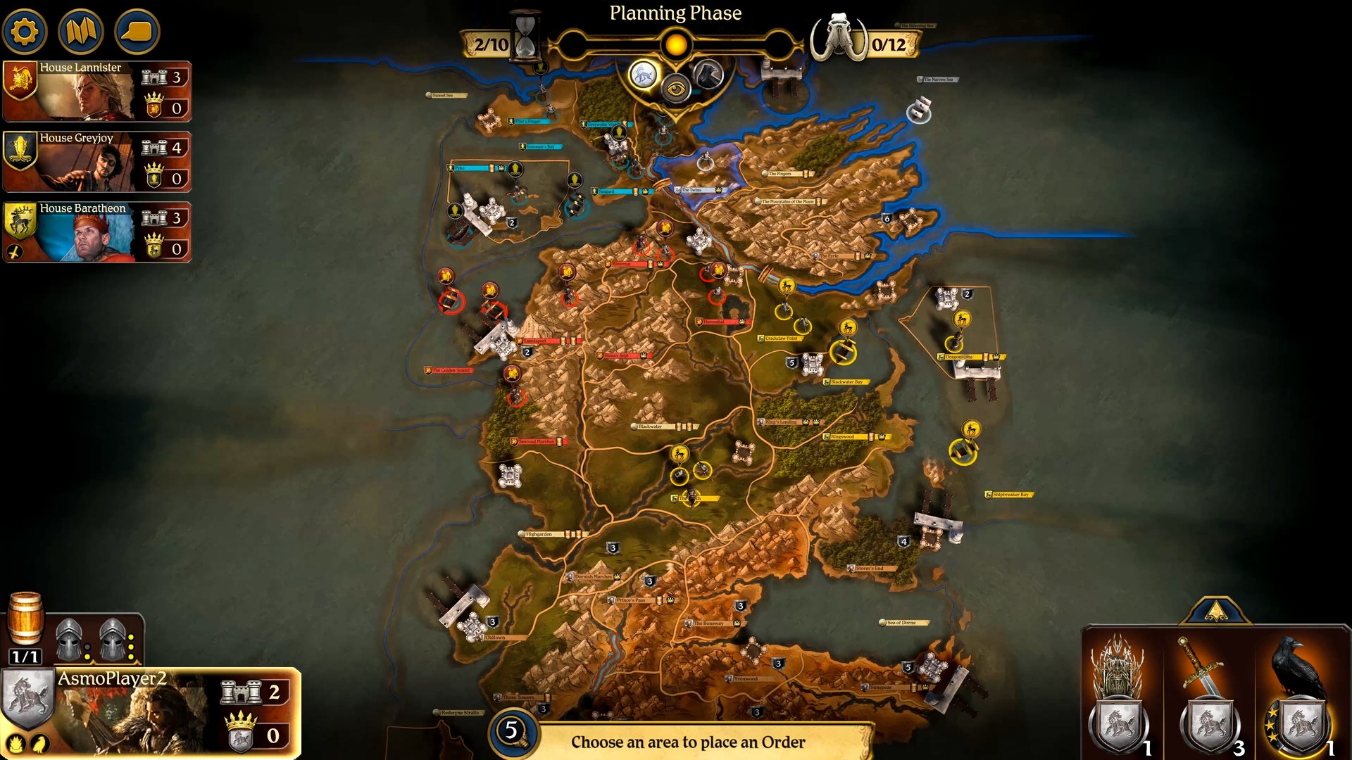 权力的游戏:桌游 A Game of Thrones: The Board Game 1.0.1.1330 Mac 破解版 最受欢迎的权游桌游之一改编