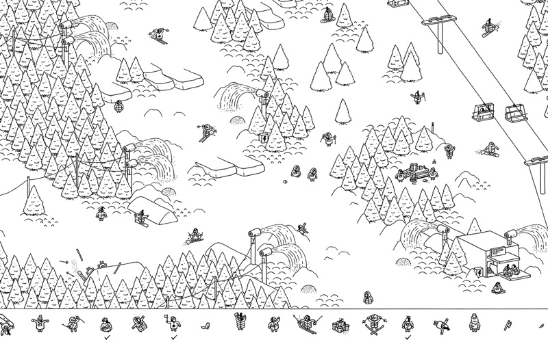 Hidden Folks 1.6.4 Mac 破解版 找茬类小游戏隐藏的人