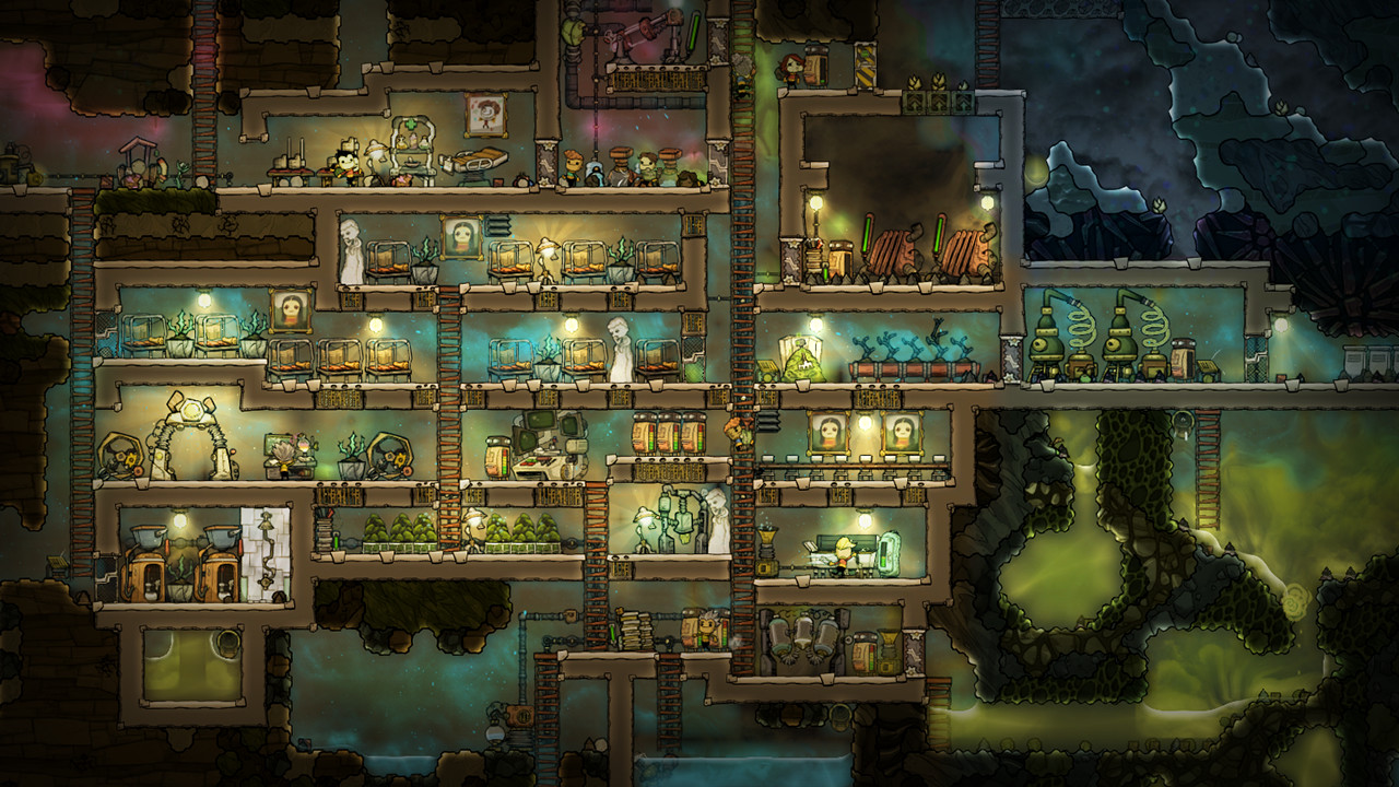 缺氧 Oxygen Not Included 1.0 Mac 破解版 太空殖民模拟生存游戏
