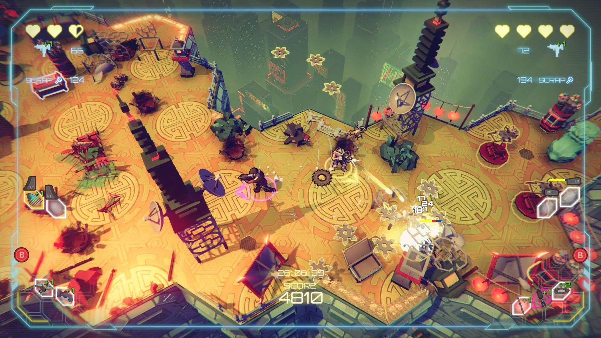 摩天机动队 Danger Scavenger 2.0.7.1a Mac 破解版 赛博朋克风 3D动作闯关