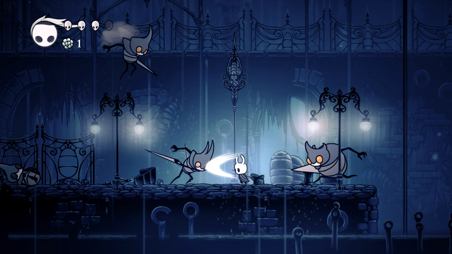 空洞骑士 Hollow Knight Lifeblood 1.5.78 Mac 破解版 用你的勇气征服深邃的王国