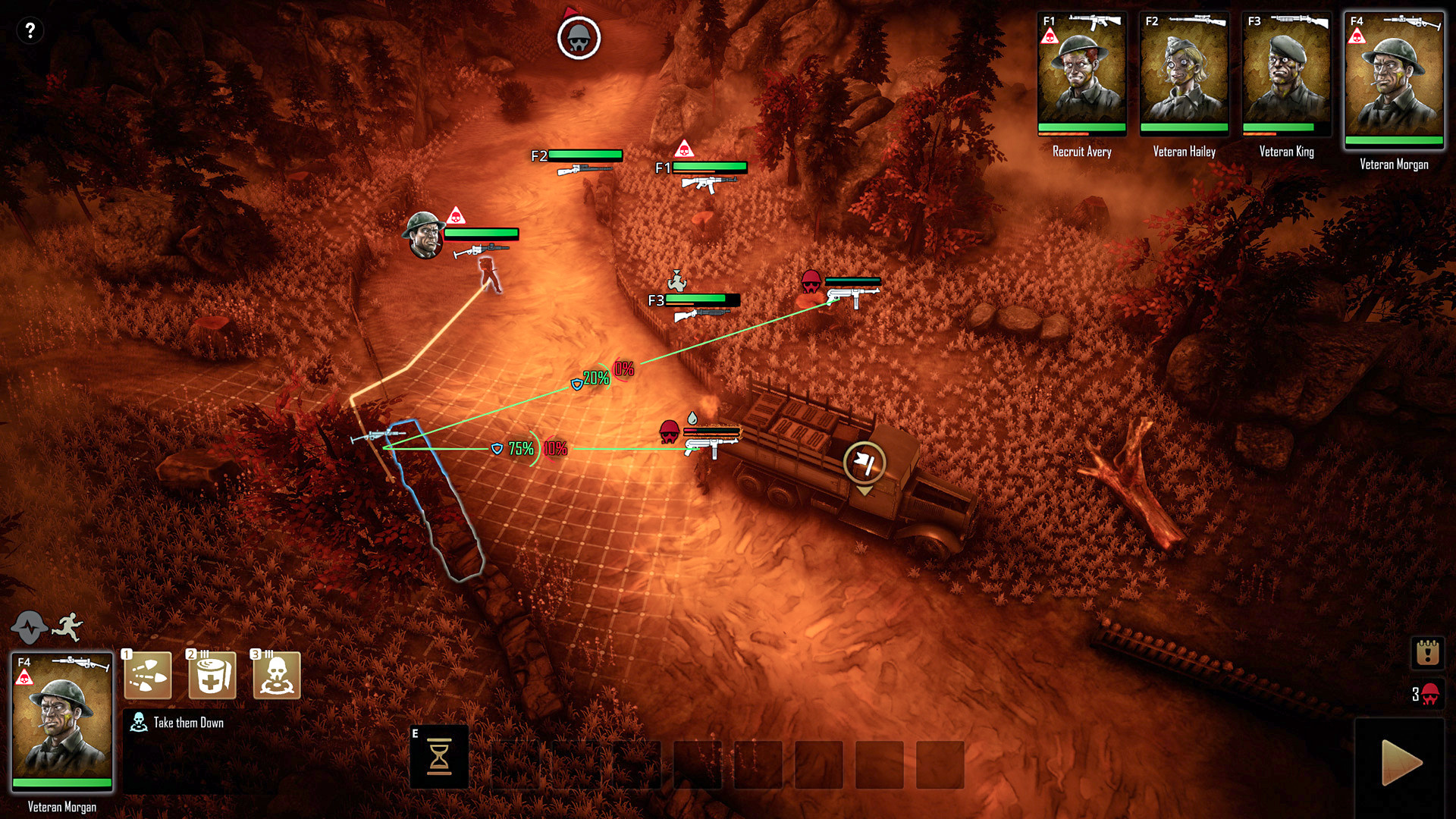 断线 Broken Lines 1.0.3.5 Mac 破解版 二战题材战术RPG游戏