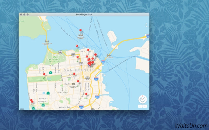 Map for Pokemon Go for Mac 1.0 激活版 – Pokemon Go地图软件