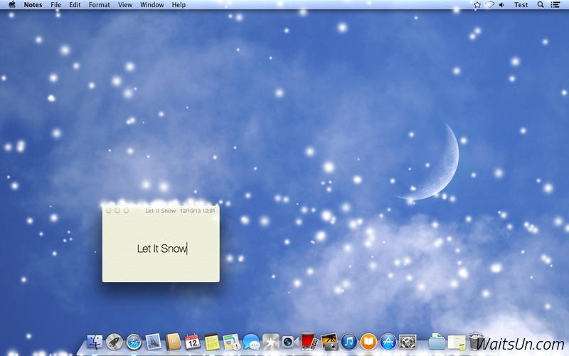 Let It Snow for Mac 1.4 激活版 – 给你的桌面下场雪