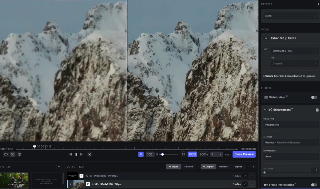 Topaz Video AI(智能视频画质增强软件) v4.1.1 英文免安装永久使用下载