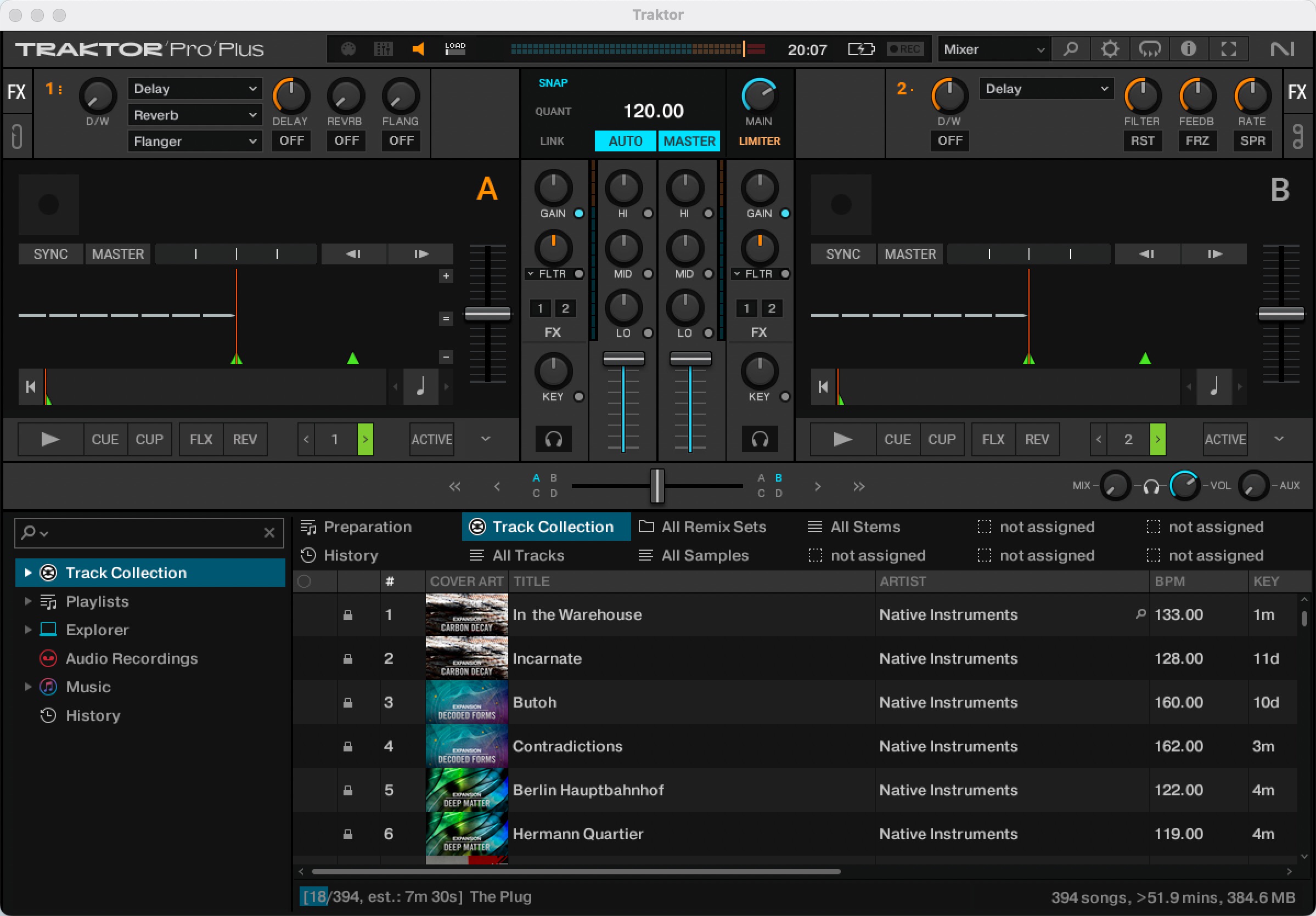 Native Instruments Traktor Pro Plus 3 mac(数字DJ混音软件) 3.11.0.44英文激活版下载