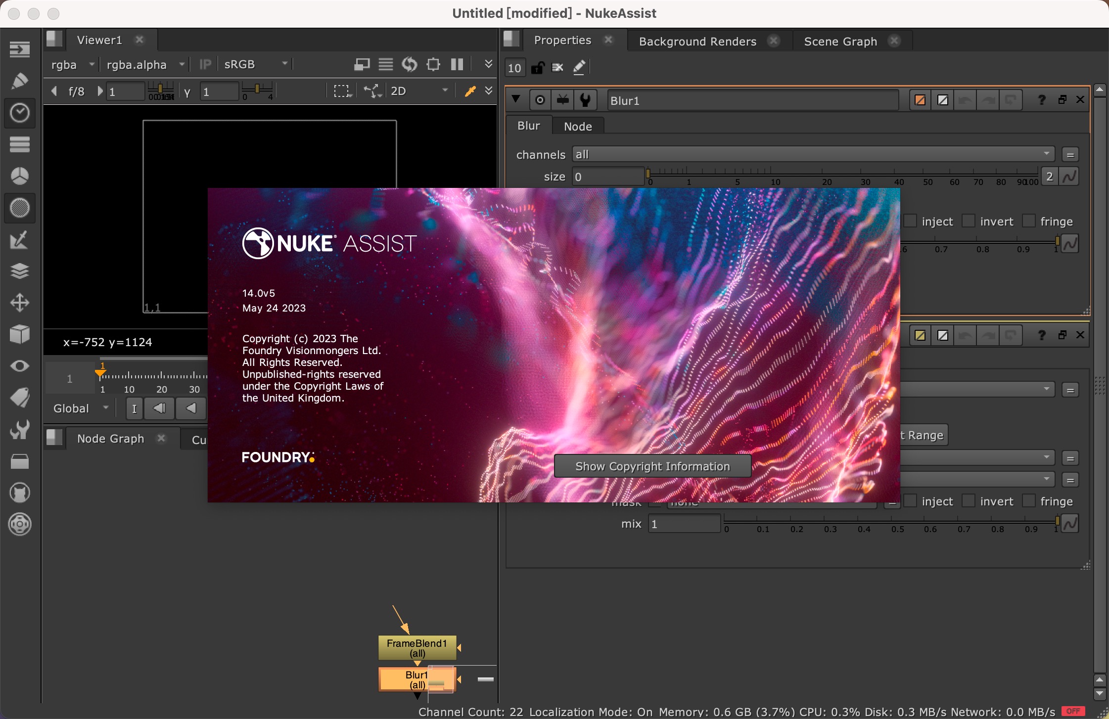The Foundry NUKE 15 mac(影视后期特效合成制作) 15.0v2 英文激活版下载