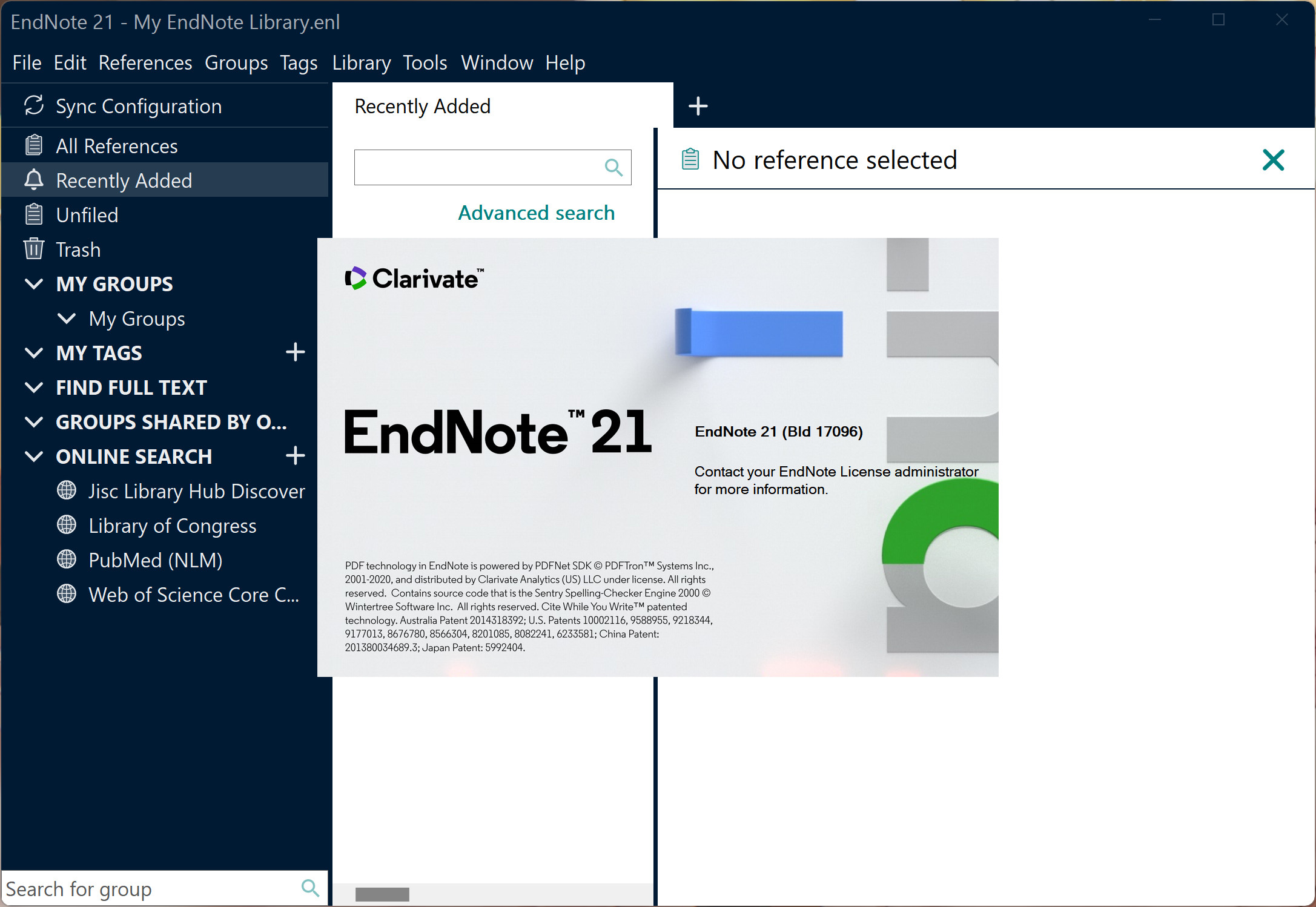 EndNote 21(文献管理软件) v21.0.1.17232 英文永久使用下载