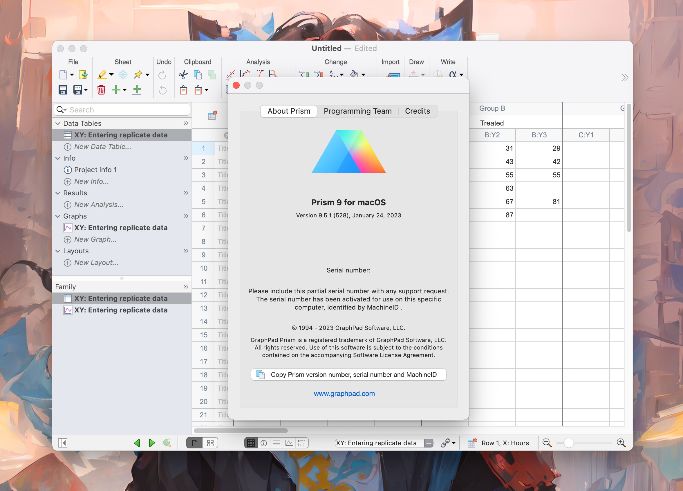 GraphPad Prism 9 for mac(科研医学数据绘图分析) v9.5.1.528 英文激活版下载