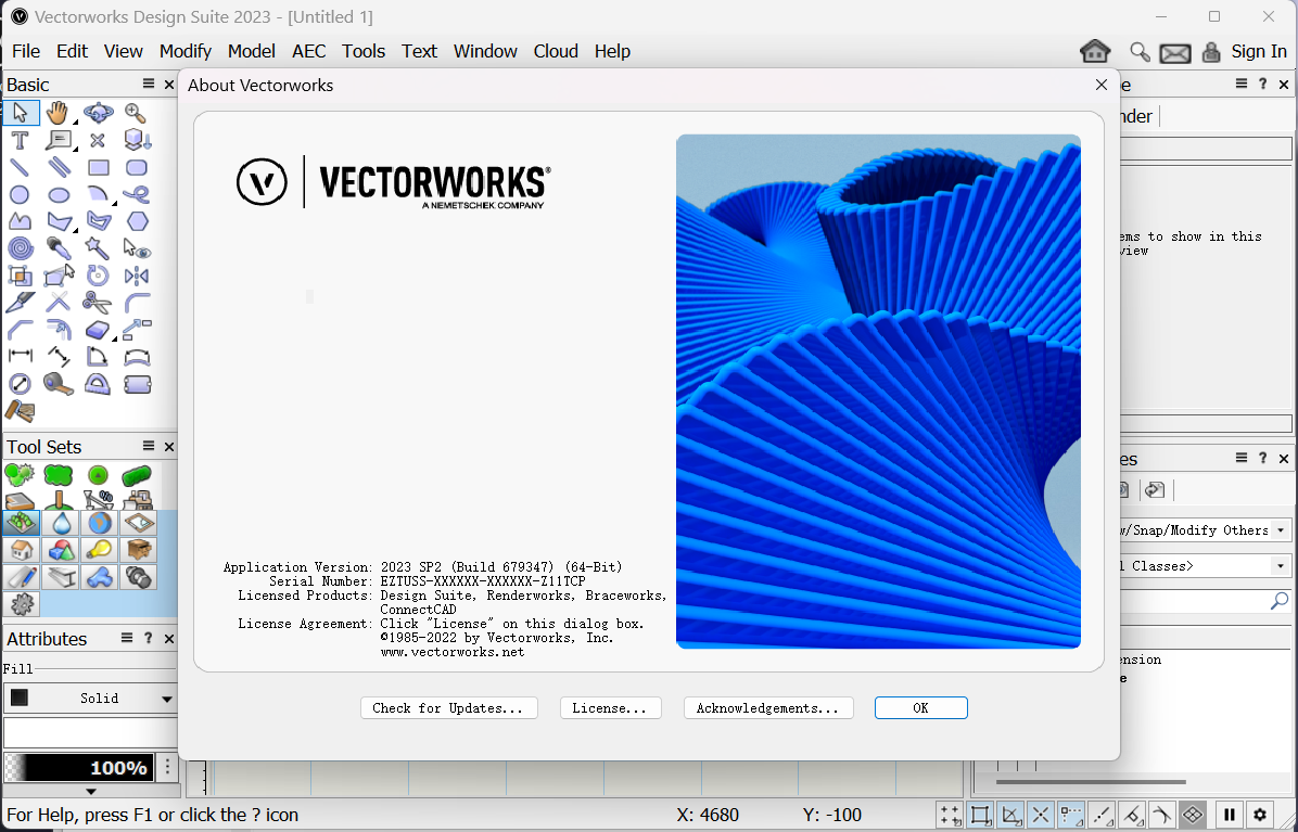 Vectorworks 2023(3D建模设计软件) SP2 (x64)英文永久使用下载