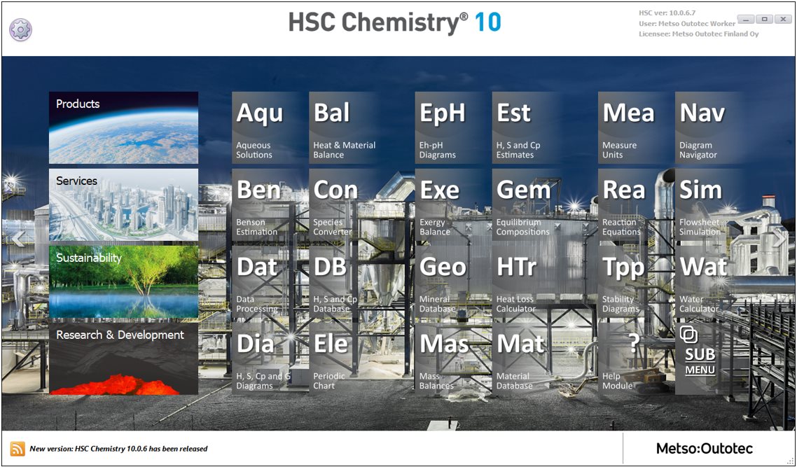 HSC Chemistry v10.6.1 2025化学过程模拟和矿物加工软件-1